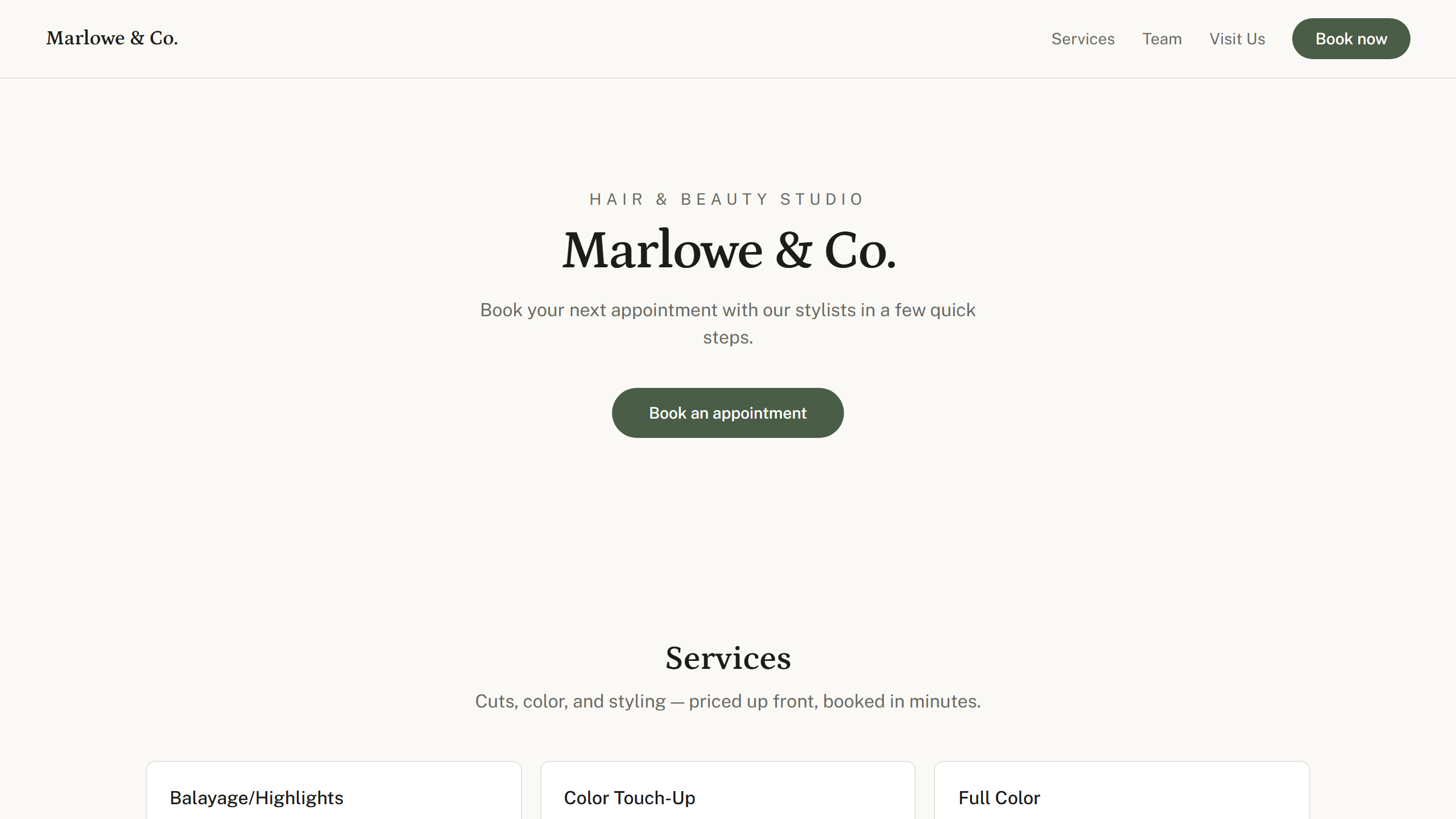 Booking & Scheduling Platform screenshot